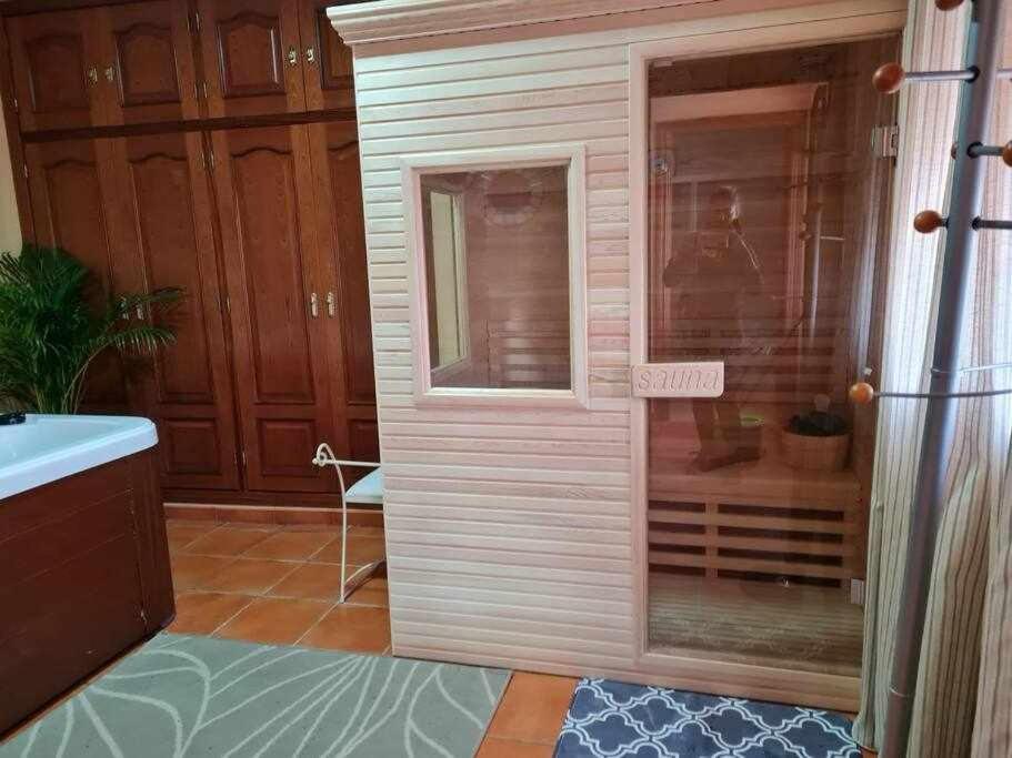Casa Rural Con Jacuzzi, Sauna, Barbacoa Y Barra Cabeza la Vaca Dış mekan fotoğraf