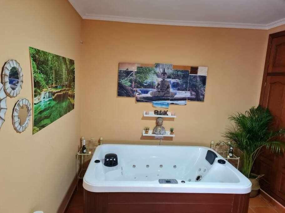 Casa Rural Con Jacuzzi, Sauna, Barbacoa Y Barra Cabeza la Vaca Dış mekan fotoğraf