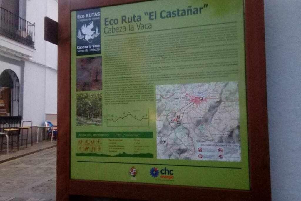 Casa Rural Con Jacuzzi, Sauna, Barbacoa Y Barra Cabeza la Vaca Dış mekan fotoğraf